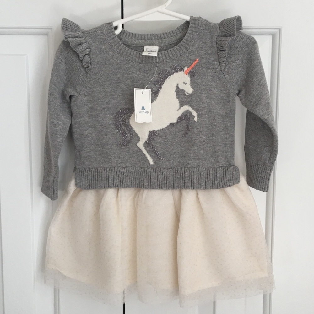 NWT Baby Gap Unicorn Dress